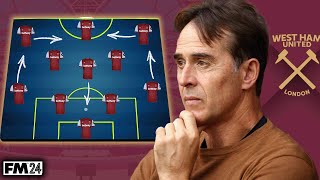 West Ham's Julen Lopetegui 4-3-3 TACTIC ON FM24