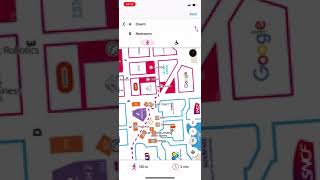 Interactive map event demo within the Vivatech application screenshot 1