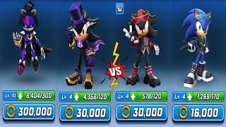 Sonic Forces Speed Battle - Halloween Sonic & Shadow vs Idol Sonic & Shadow (Reaper, Vampire)