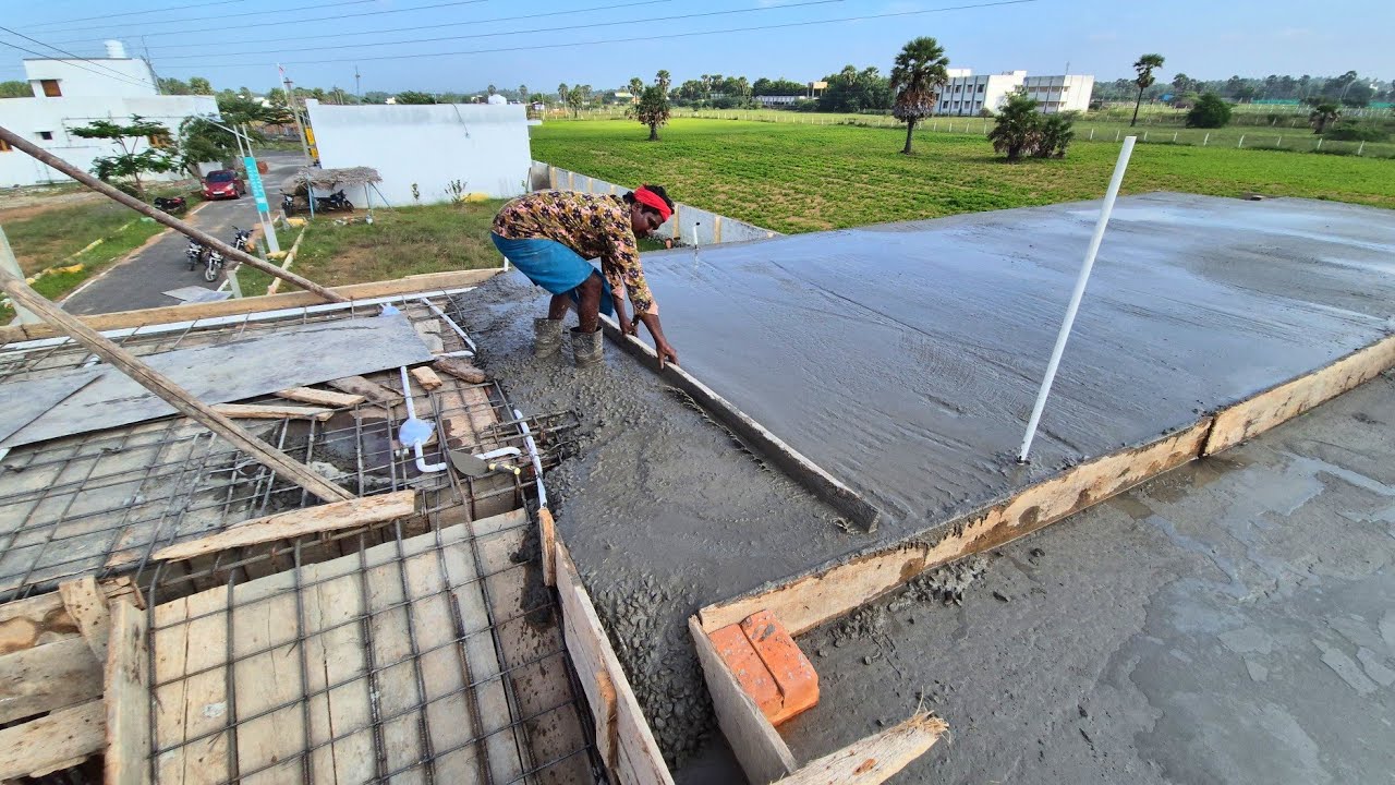 Технологии строительства кровли: железобетонные плиты, заливка бетона | Бетонирование кровли