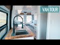 promaster van tour with bathroom | TINY HOUSE TOUR