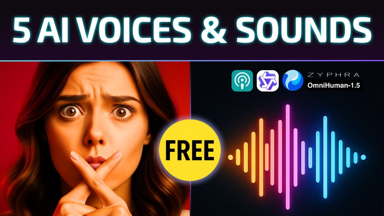 These 5 Free AI Voices & Sounds Will Blow Your Mind (Full Demos)