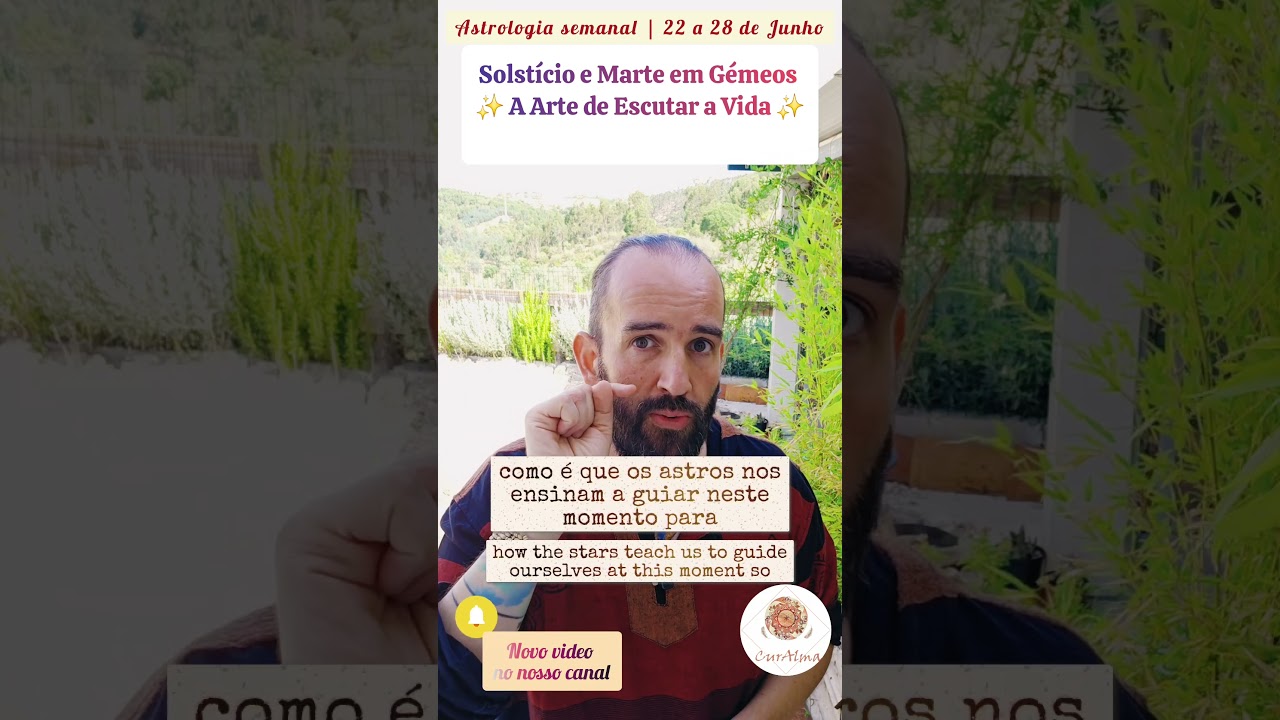 #AstrologiaSemanal #EnergiaDaSemana #Astrologia #CuraInterior #Espiritualidade