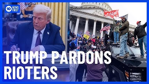 President Donald Trump Pardons U.S. Capitol Rioters | 10 News First