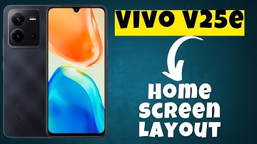 Vivo V25e Home screen Layout || Home Screen Settings | Home Screen Customization