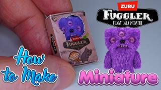 The SMALLEST Zuru Fuggler Alien in the World! Miniature DIY for Dolls (1:6 & 1:12)