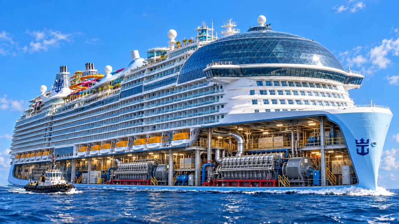 How the World’s Largest Cruise Ships Actually Work