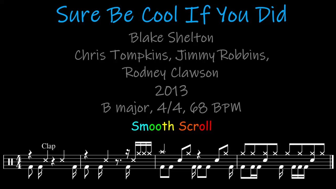 Sure Be Cool If You Did, Chords, Lyrics and Timing - YouTube