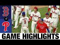 Alec Bohm delivers walk-off win for Phillies | Red Sox-Phillies Game Highlights 9/8/20