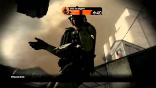 COD: Ghosts - throwing knife kills.