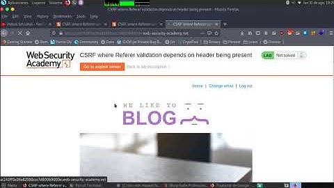 CSRF where Referer validation depends on header being present