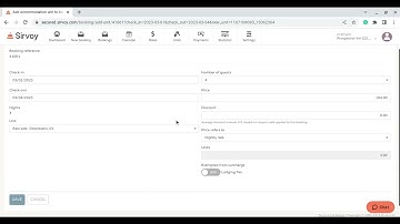 Sirvoy:  How to add a room to an existing reservation