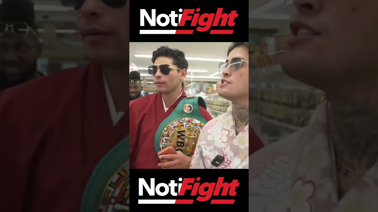 ¡Momento incómodo para Ryan Garcia en Tokio!