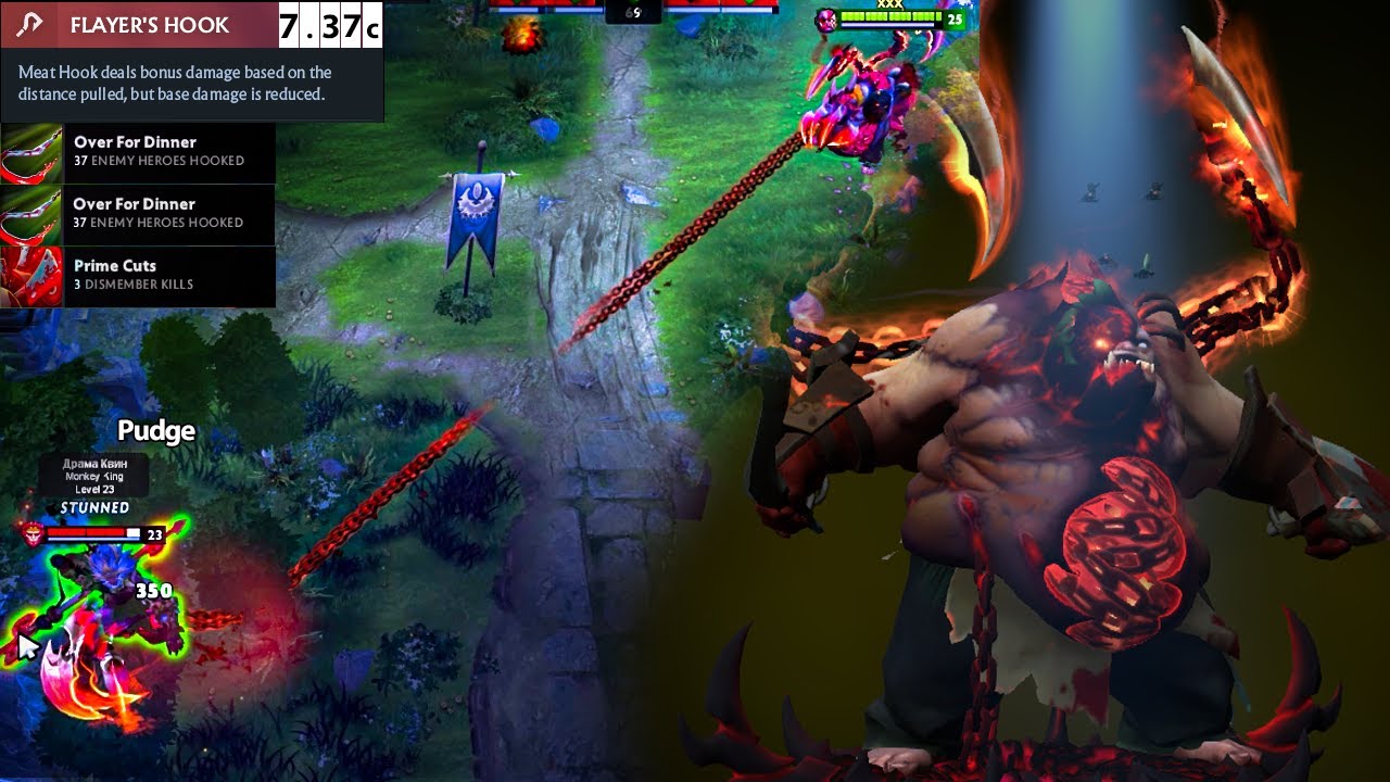 Pudge's Incredible Hooks Carry the Team | Epic Comeback Story | Pudge Dota2