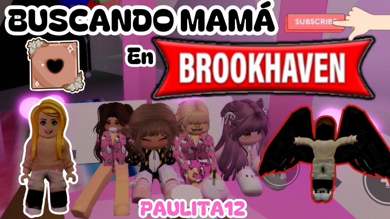 BUSCANDO MAMÁ EN BROOKHAVEN | Nuestra mamá estaba poseída | #paulita12 #roblox