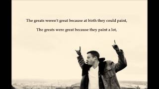 Macklemore x Ryan Lewis - Ten Thousand Hours (lyrics)