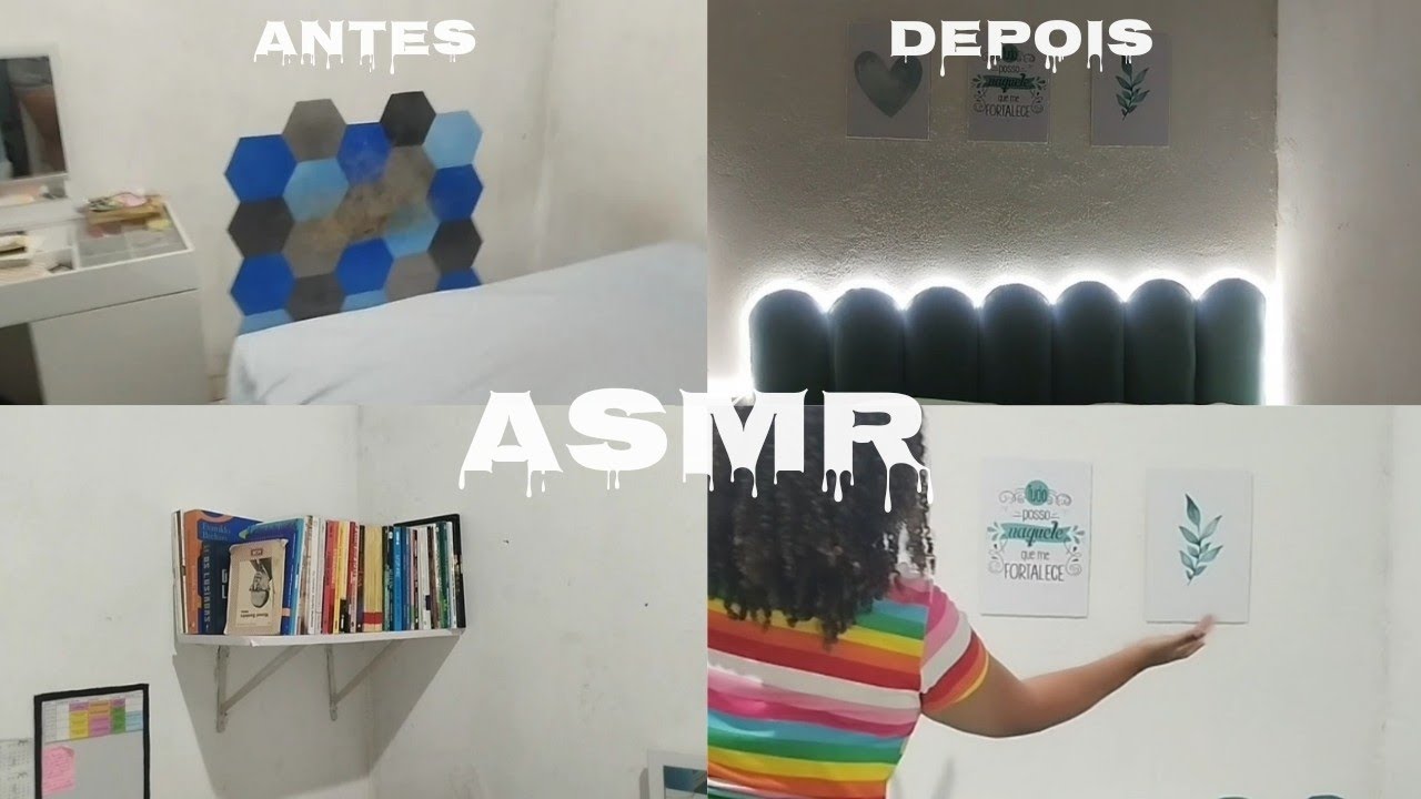 ASMR I part 2 da Mini reforma no quarto ⚒️👨‍🎨