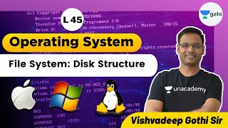 File System: Disk Structure | L 45 | Operating System | GATE 2022 CSE #VishvadeepGothi