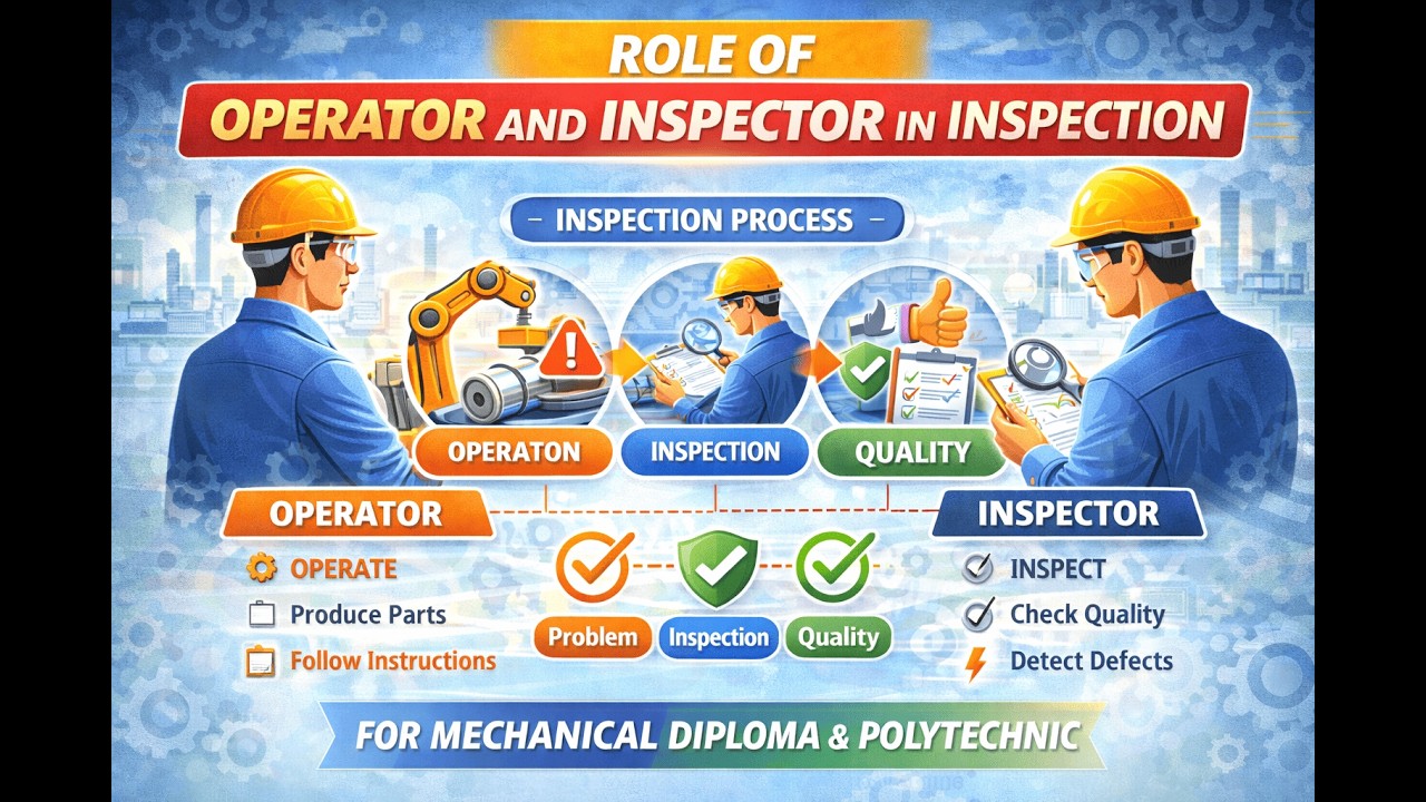 Operator Inspector Role of Operator and Inspector in Inspection Explained | Quality ...