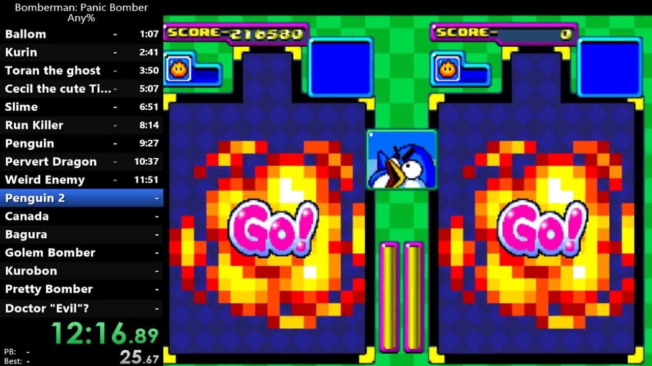 Bomberman: Panic Bomber Any% - 
