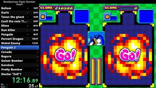 Celebrity Bomberman: Panic Bomber Any% - 36:38 Wealth