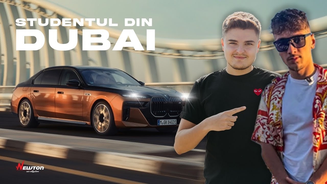 Studentul din Dubai cu BMW I7 la 19 ani!