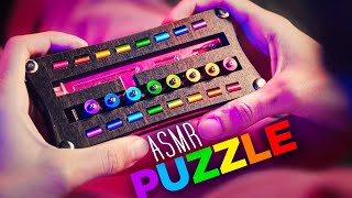 I solved this EXTREMELY CLICKY Rainbow Puzzle 🌈(ASMR No Talking) screenshot 2