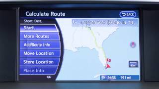 2015 Infiniti Q70 - Navigation Functions Disabled While Driving (if so equipped)
