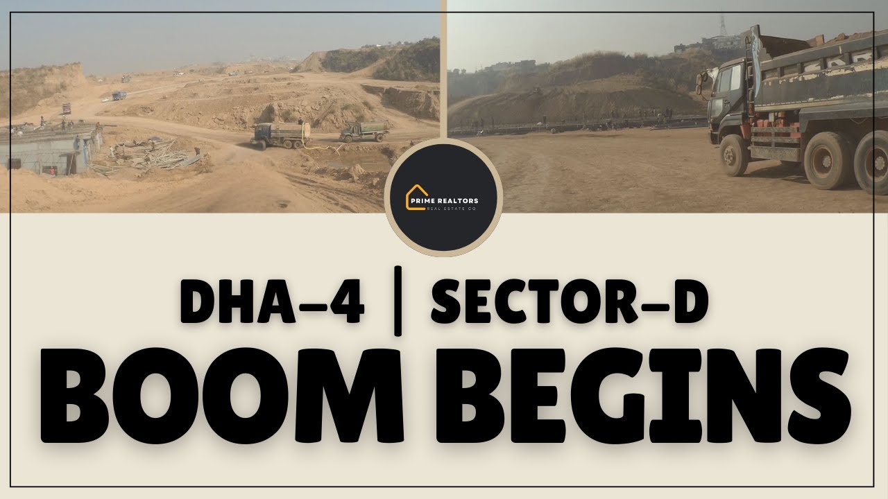 Sector D of DHA 4 Islamabad | On Ground Tour Development Work And Road to Adyala Update