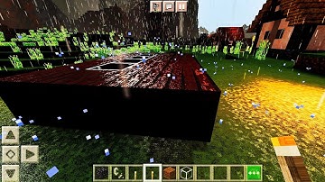 Minecraft pe eug shader(with wet floor)