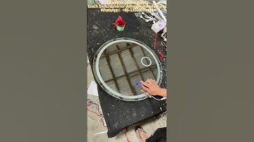 Diy vanity mirror with lights. #manufacturer #mirror #powersupply #mirrorwork #mirrordecor  #diy