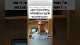 Wrongfully Jailed 24 Years, Keeps $6M💰#WrongfulConviction #DNAExoneration #shorts