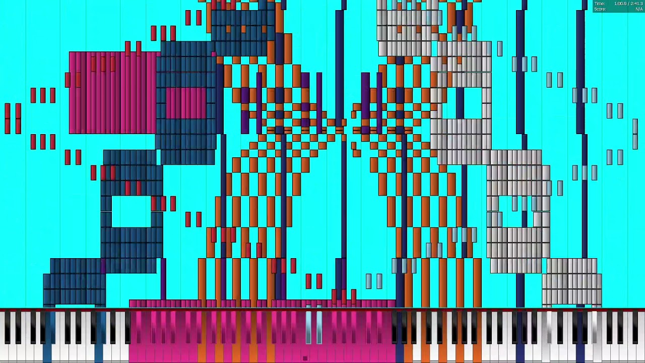 [BLACK MIDI] Bad Piggies 4.06 million notes (MLP Note Colored) - YouTube