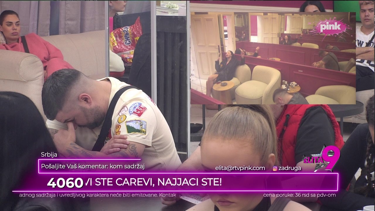 Elita 9: Učesnici slušaju Majino otkriće da joj je Alibaba pisao na Instagramu - 06.03.2026.