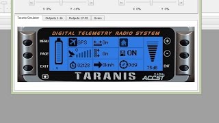 OpenTX Taranis Lua Telemetry Script with widgets