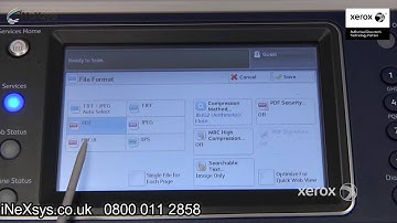 How to use Scan to USB Filing Options Tab - Xerox 5300 Series