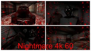 Granny Feat. Grandpa Game Over Scenes Nightmare Mode Hd