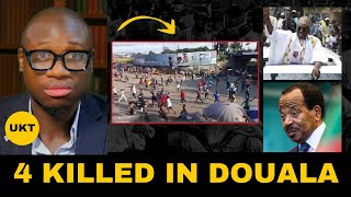 4 killed in the city of Douala during clashes following the release of election results.