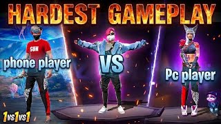 PC PLAYER VS PHONE PLAYER 1VS1 CUSTOM#1vs1custom #viral#trendingshorts #explorepage #foryou#5kviwes 