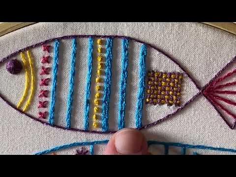 How I use dissolvable stabilizer for hand embroidery 