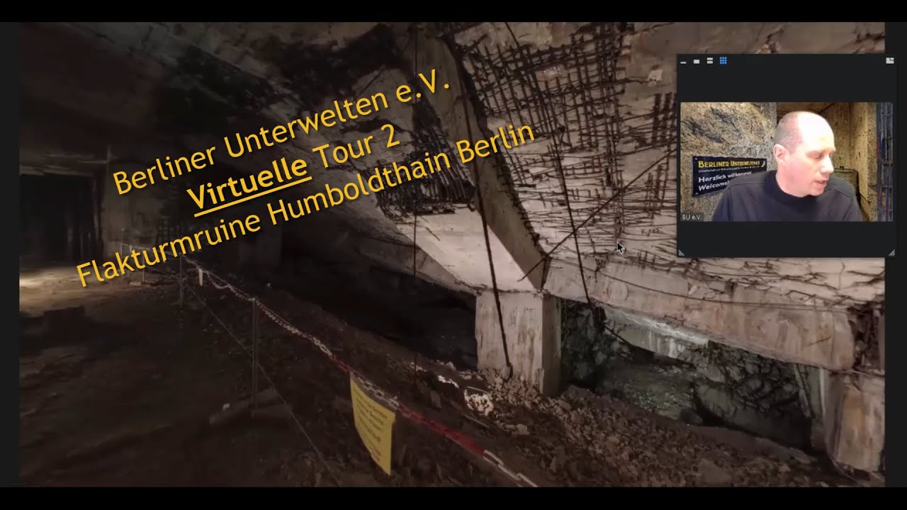 Berliner Unterwelten Virtuelle Tour 2 Flakturmruine Humboldthain