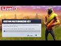 Fortnite Live playing with viewers: Eu Customs/Solos/Duos/Squads/Creative