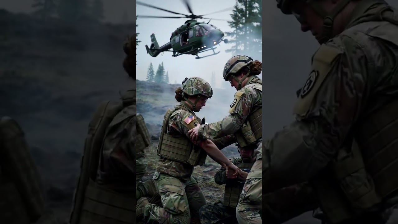 Firing in Forest: US Lady Soldier Gets Shot, Team Rescues Her