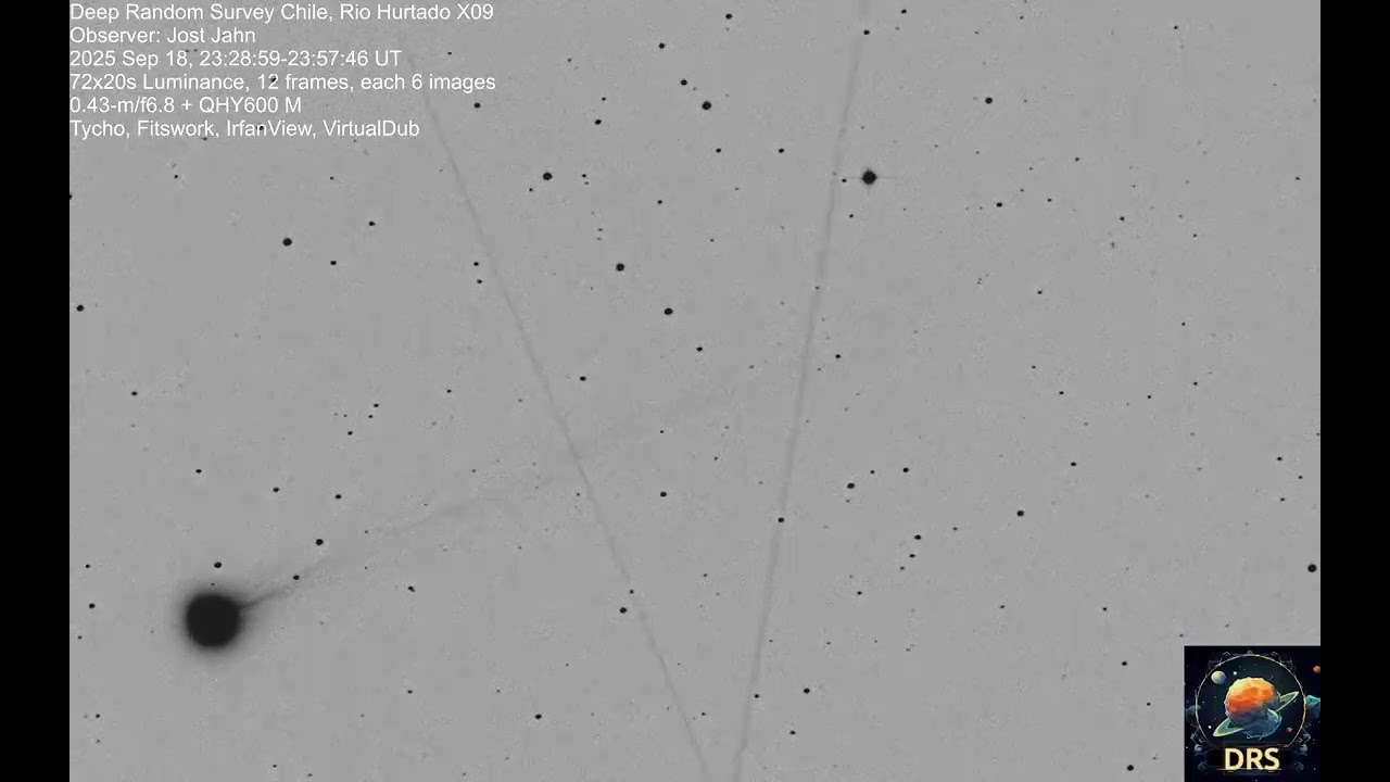 2025-09-18 C/2025 R2 (SWAN) - Detail in moving tail