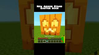 Armor Stand Easter Eggs Of Action And Stuff 1.10 #minecraft #shorts