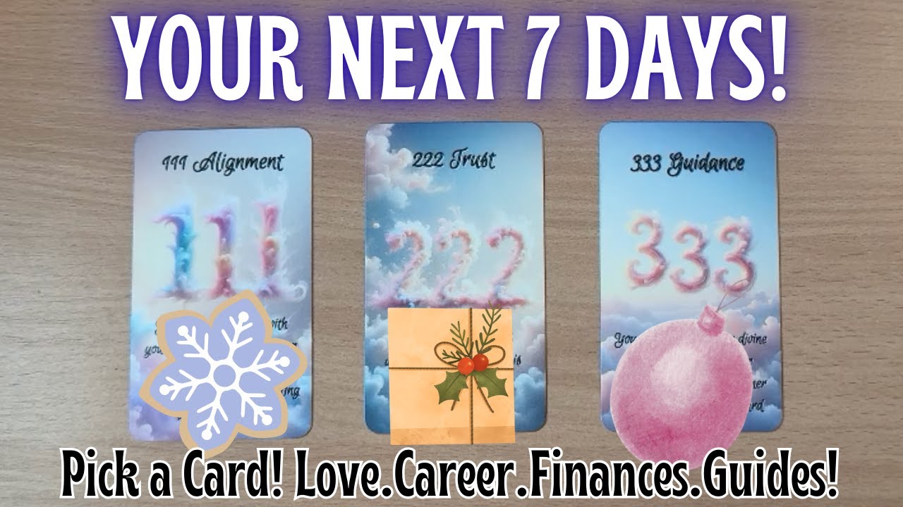 ❄️ Следующие 7 дней ✨ Выберите карту для расклада Таро на предстоящую неделю