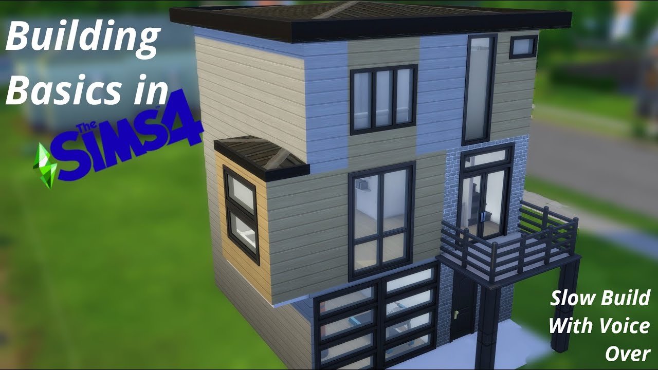 The Basics of Building in The Sims™ 4--Slow Build - YouTube