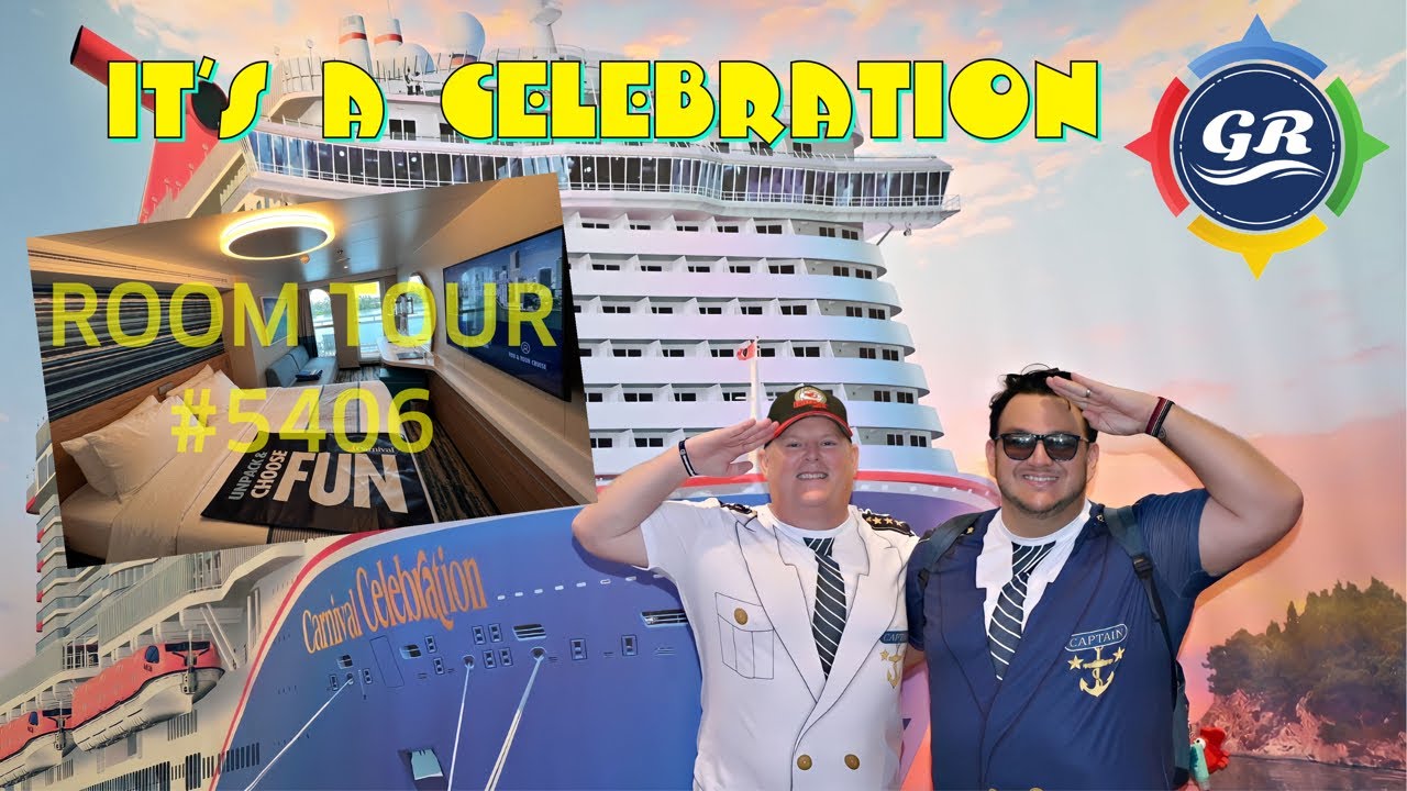 Carnival Celebration US Inaugural Sailing | Embarkation Day, Room Tour 