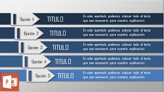 Presentación PowerPoint. ⭐ 5 OPCIONES⭐ Infografía de línea del tiempo (PLANTILLA GRATIS)