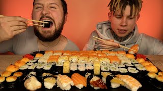 Мукбанг Роллы 🍣 100 Роллов АСМР